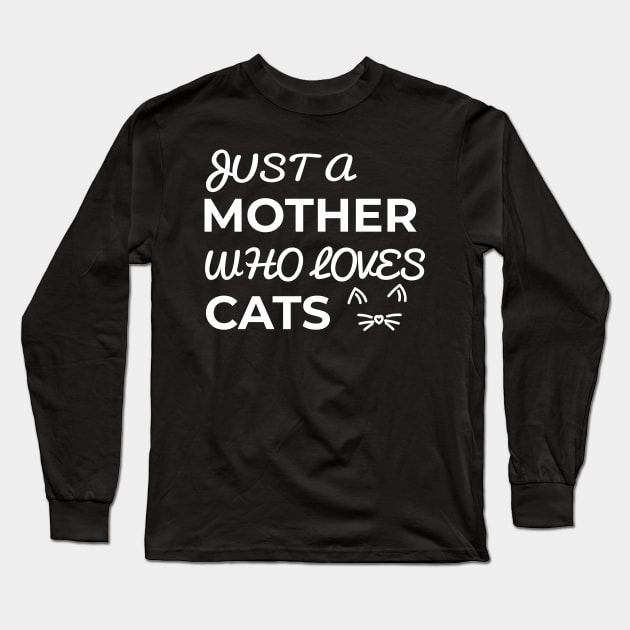 mother cat Long Sleeve T-Shirt by Elhisodesigns